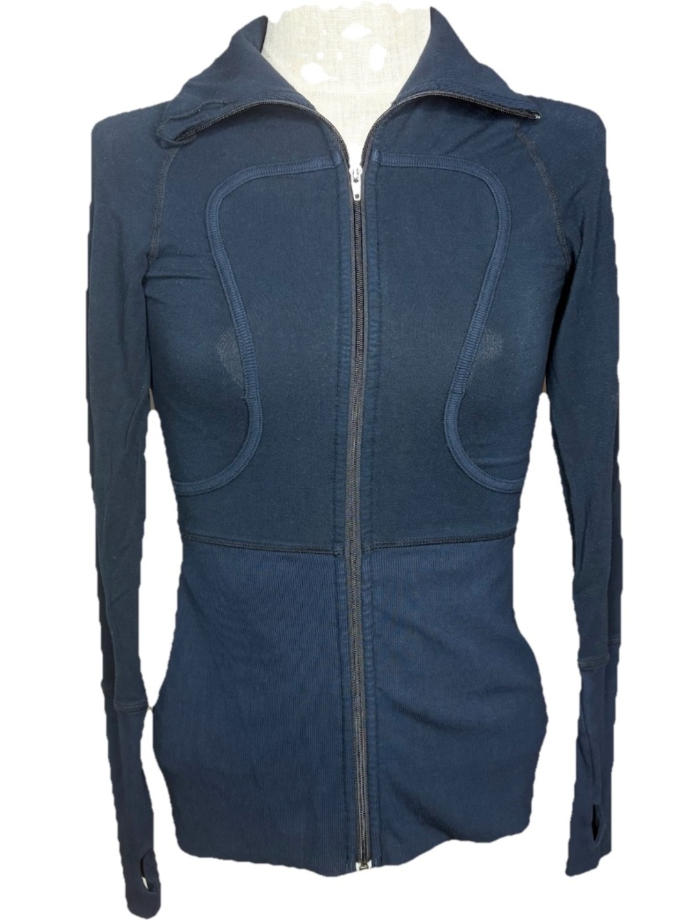 Lululemon Black Mock Neck Zip Jacket